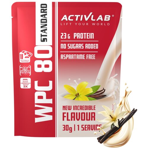 Odżywka białkowa ACTIVLAB WPC 80 Standard Waniliowy (30 g) Bez cukru