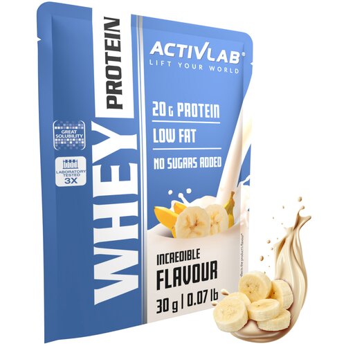 Odżywka białkowa ACTIVLAB Whey Protein WPC 85 Bananowy (30 g) Bez cukru