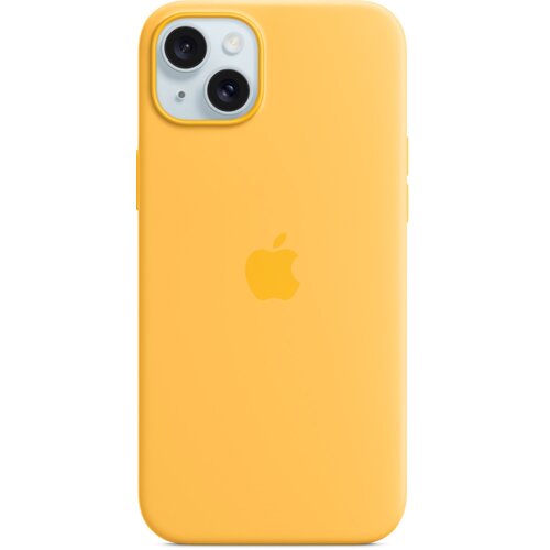 Etui APPLE Silicone Case MagSafe do iPhone 15 Plus Promienny