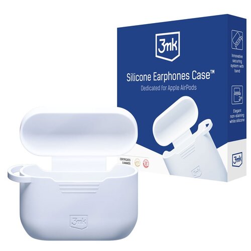 Etui 3MK Silicone AirPods Case do Apple AirPods Pro Biały