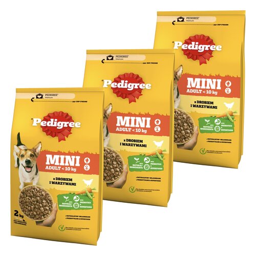 Karma dla psa PEDIGREE Vital Protection Kurczak 3 x 2 kg