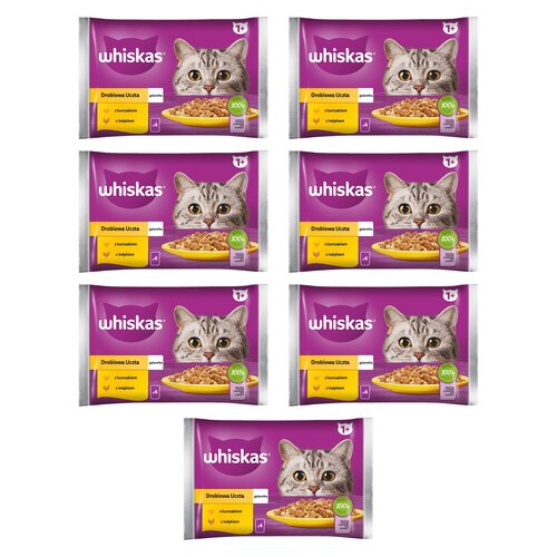 Karma dla kota WHISKAS Drobiowa Uczta (28 x 85 g)