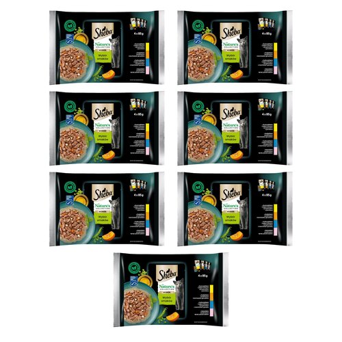 Karma dla kota SHEBA Nature's Collection Wybór Smaków 28 x 85 g
