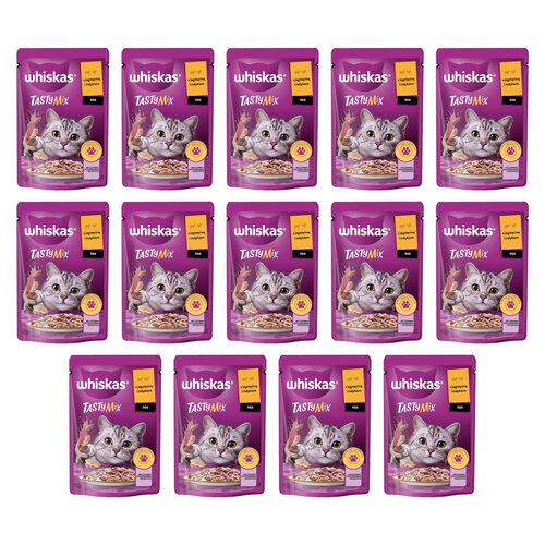 Karma dla kota WHISKAS Tasty Mix Indyk z jagnięciną 14 x 85 g