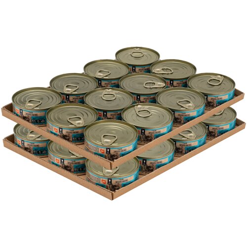 Karma dla kota WIEJSKA ZAGRODA Indyk z łososiem 24 x 85 g