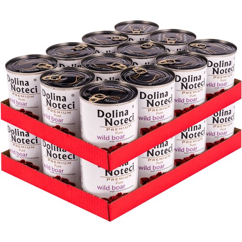Karma dla psa DOLINA NOTECI Premium Pure bogata w dziczyznę 24 x 800 g