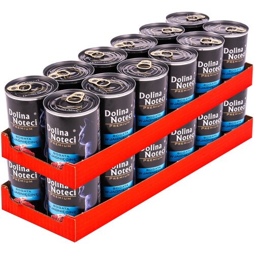 Karma dla kota DOLINA NOTECI Premium z jagnięciną 24 x 400 g