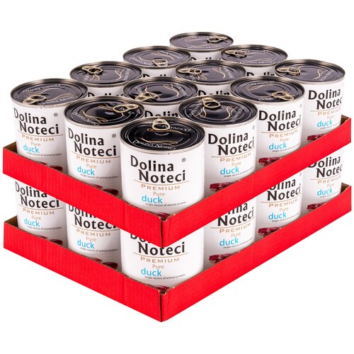 Karma dla psa DOLINA NOTECI Premium Pure bogata w kaczkę 24 x 800 g