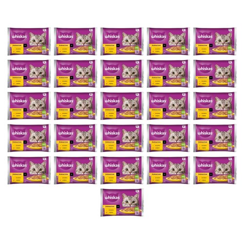 Karma dla kota WHISKAS Drobiowa Uczta (104 x 85 g)