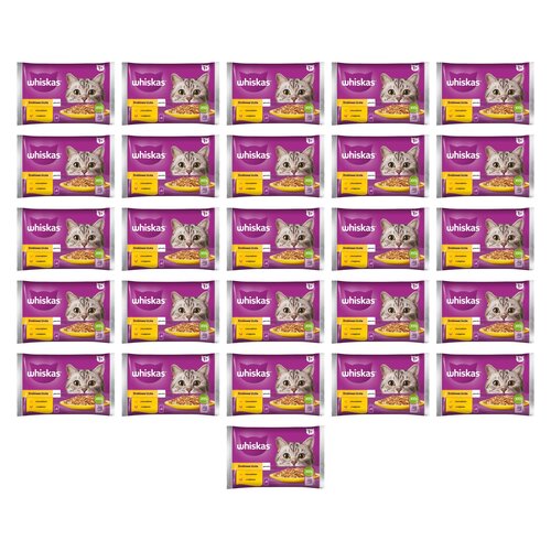 Karma dla kota WHISKAS Drobiowa Uczta (104 x 85 g)
