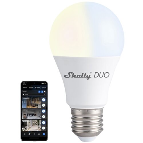 Inteligentna żarówka LED SHELLY Duo 9W E27 Wi-Fi