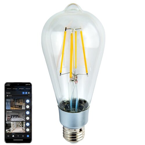 Inteligentna żarówka LED SHELLY Vintage ST64 7W E27 Wi-Fi