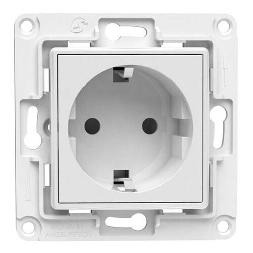 Gniazdko ścienne SHELLY Wallsocket Biały