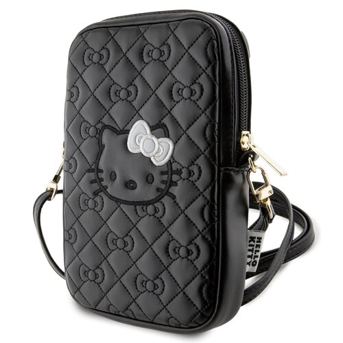 Torba HELLO KITTY Quilted Bows Strap Czarny