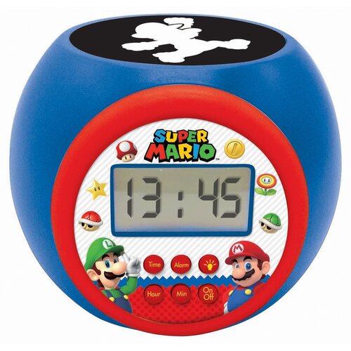 Budzik z projektorem LEXIBOOK Super Mario RL977NI
