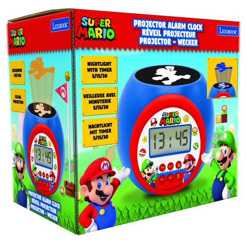 Budzik z projektorem LEXIBOOK Super Mario RL977NI