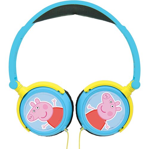 Słuchawki nauszne LEXIBOOK Peppa Pig HP015PP-00 Niebiesko-żółty