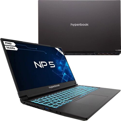 Laptop HYPERBOOK NP5 15.6" IPS 144Hz i5-13420H 16GB RAM 500GB SSD GeForce RTX2050