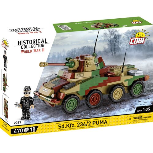 Klocki plastikowe COBI Historical Collection World War II Sd Kfz 234/2 Puma COBI-2287