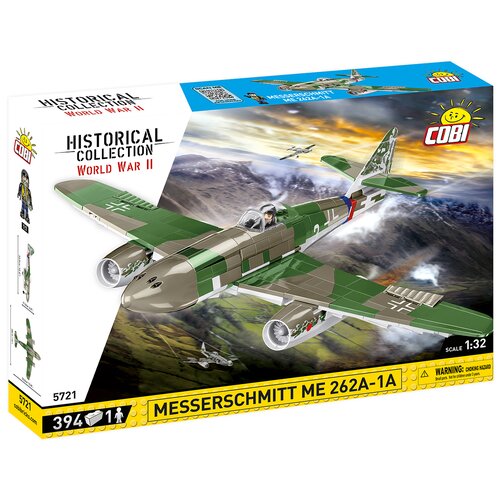 Klocki plastikowe COBI Historical Collection World War II Messerschmitt Me262 A-1a COBI-5721