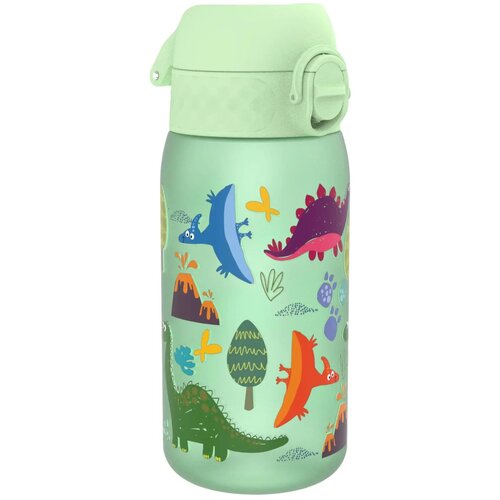Butelka plastikowa ION8 I8RF350PGDINO Dinozaury Zielony