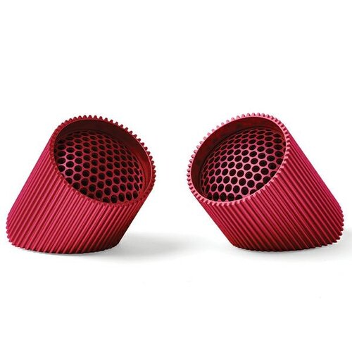Magnetyczny głośnik mobilny LEXON Ray Speaker LA132SR3 Czerwony (2szt.)