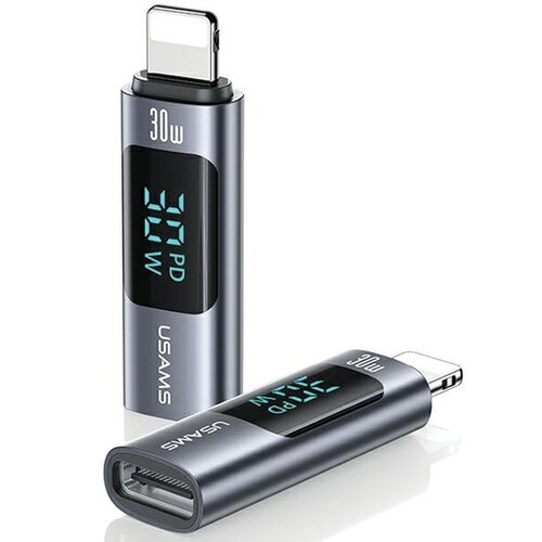 Adapter USB - Lightning USAMS AU18 Stalowy