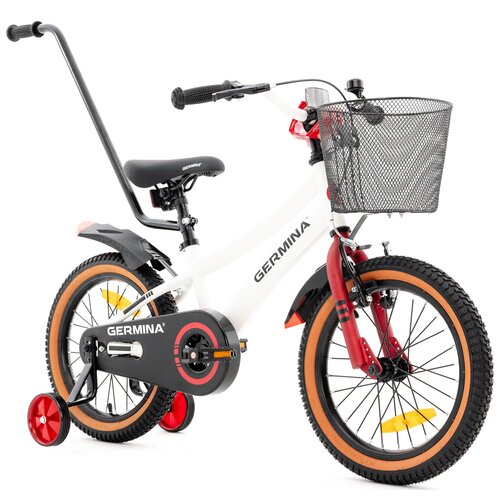Rower dziecięcy GERMINA BMX 16 cali Biały