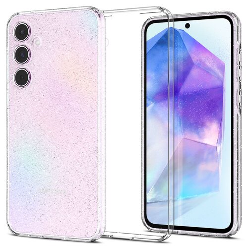 Etui SPIGEN Liquid Crystal do Samsung Galaxy A55 5G Przezroczysto-brokatowy