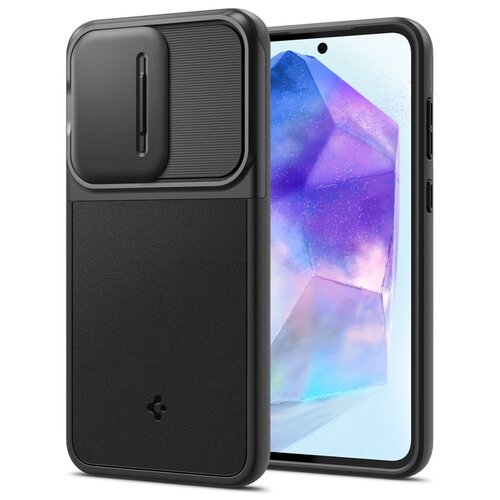 Etui SPIGEN Optik Armor do Samsung Galaxy A55 5G Czarny