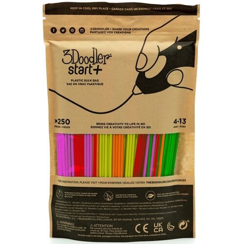 Filament 3DOODLER Start EKO, Średnica 2.5 mm, 0.27 kg (250 szt.)