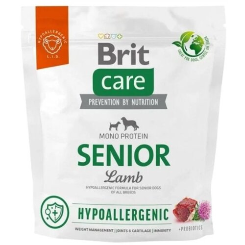 Karma dla psa BRIT CARE Hypoallergenic Senior Lamb 1 kg