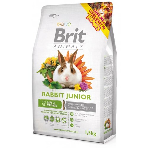 Karma dla gryzoni BRIT Rabbit Junior Complete 1.5 kg
