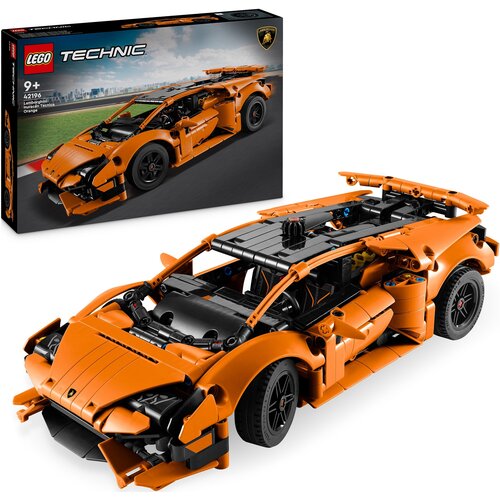 LEGO 42196 Technic Pomarańczowe Lamborghini Huracán Tecnica