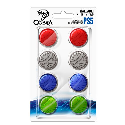 Nakładki na analogi COBRA do kontrolerów PS5