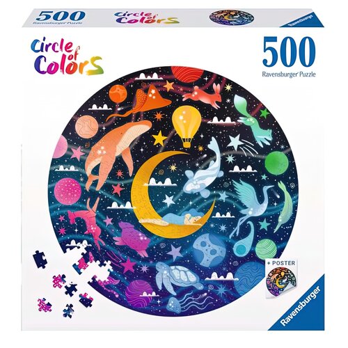 Puzzle RAVENSBURGER Paleta kolorów Sny 12000818 (500 elementów)