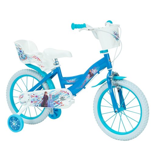 Rower dziecięcy HUFFY Disney Kraina Lodu 14 cali dla dziewczynki Niebieski