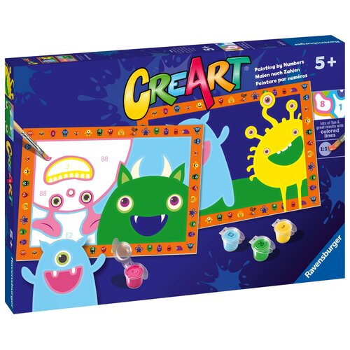 Malowanie po numerach RAVENSBURGER CreArt Potworki 23557