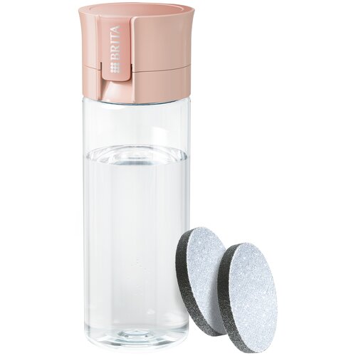 Butelka filtrująca BRITA Vital Różowy + 2 filtry MicroDisc