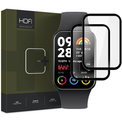 Szkło hybrydowe HOFI Hybrid Pro+ do Xiaomi Smart Band 8 Pro Czarny (2szt.)