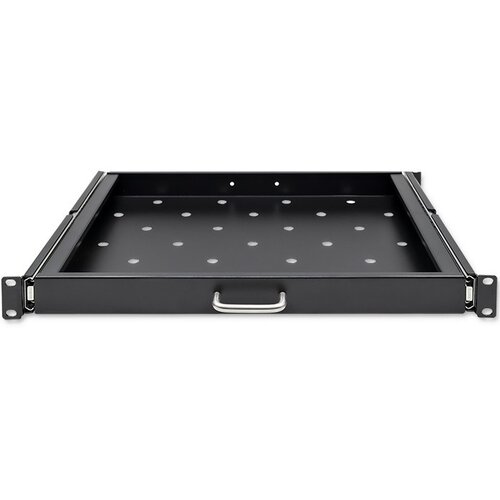 Półka QOLTEC 54509 19" 1U Czarny