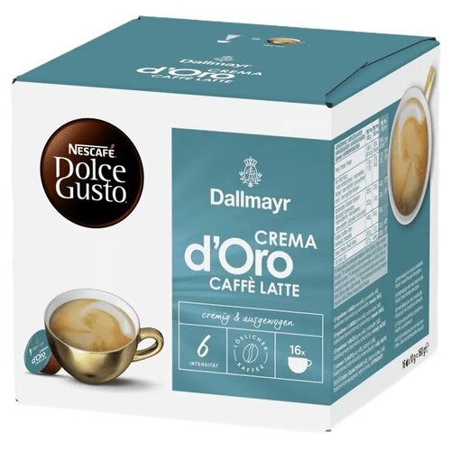 Kapsułki NESCAFE Dallmayr Crema D Oro Caffe Latte do ekspresu Nescafe Dolce Gusto