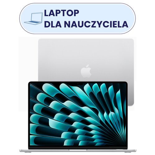 Laptop APPLE MacBook Air 2024 15.3" M3 8GB RAM 256GB SSD macOS Srebrny