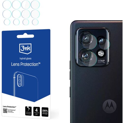 Szkło hybrydowe na obiektyw 3MK Lens Protection do Motorola Edge 50 Pro