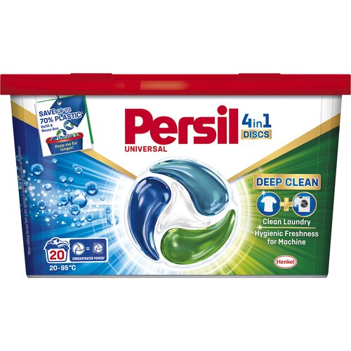 Kapsułki do prania PERSIL Universal Discs 4 in 1 - 20 szt.