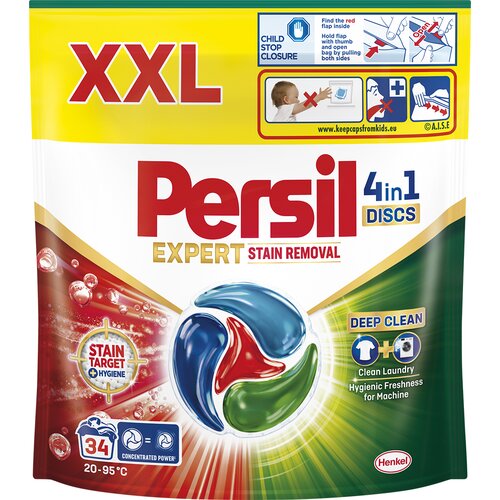 Kapsułki do prania PERSIL Discs Expert 4 in 1 Stain - 34 szt.
