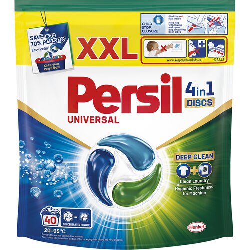 Kapsułki do prania PERSIL Discs 4 in 1 Universal - 40 szt.