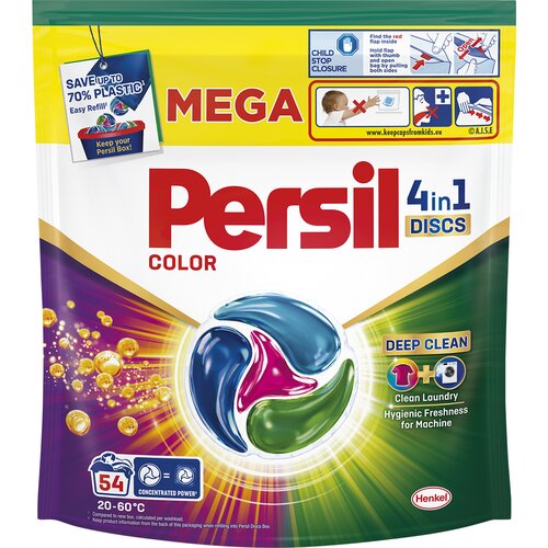 Kapsułki do prania PERSIL Discs 4 in 1 Color - 54 szt.