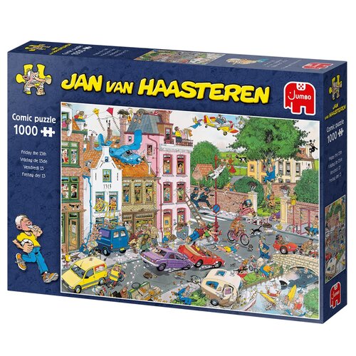 Puzzle JUMBO Jan Van Haasteren Piątek Trzynastego 19069 (1000 elementów)