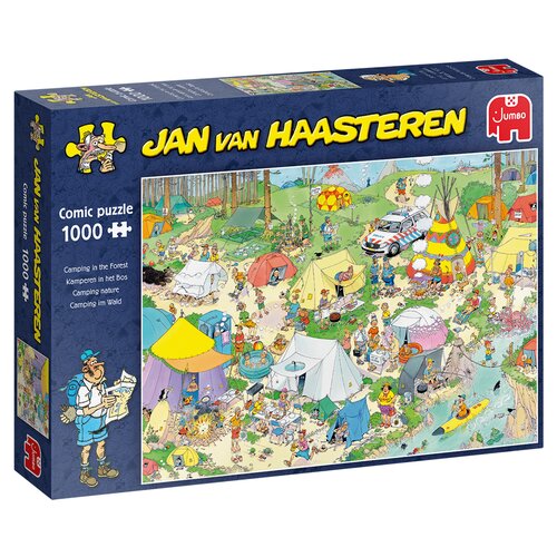 Puzzle JUMBO Jan Van Haasteren Biwakowanie w Lesie 19086 (1000 elementów)